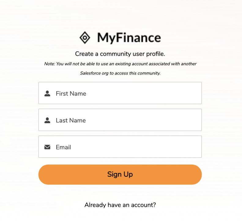 MyFinance login