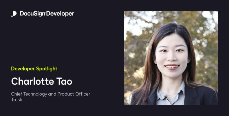 Spotlight Developer, Charlotte Tao
