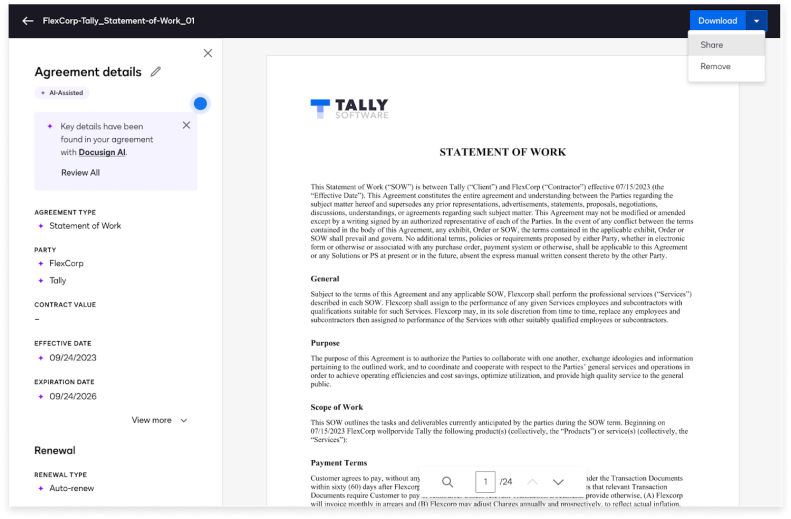 Docusign Navigator